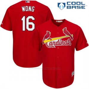 Camiseta Beisbol Hombre St. Louis Cardinals Kolten Wong Scarlet Cool Base
