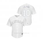 Camiseta Beisbol Hombre Houston Astros Yuli Gurriel 2019 Players Weekend La Pina Replica Blanco