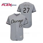 Camiseta Beisbol Hombre Chicago White Sox Lucas Giolito 150th Aniversario Patch Flex Base Gris