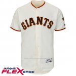 Camiseta Beisbol Hombre San Francisco Giants Blank Crema Flex Base Autentico Coleccion