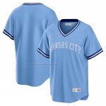 Camiseta Beisbol Hombre Kansas City Royals Road Cooperstown Collection Azul