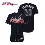 Camiseta Beisbol Hombre Atlanta Braves Josh Donaldson Flex Base Autentico Collezione Alternato 2019 Azul