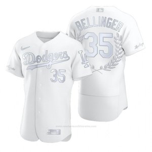 Camiseta Beisbol Hombre Los Angeles Dodgers Cody Bellinger Awards Collection NL MVP Blanco