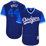 Camiseta Beisbol Hombre Los Angeles Dodgers 2017 Little League World Series Rich Hill Royal
