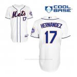 Camiseta Beisbol Hombre New York Mets Keith Hernandez 17 Blanco Alterno Cool Base