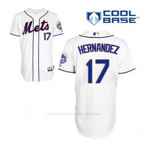 Camiseta Beisbol Hombre New York Mets Keith Hernandez 17 Blanco Alterno Cool Base