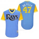 Camiseta Beisbol Hombre Tampa Bay Rays 2017 Little League World Series Chase Whitley Azul