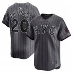 Camiseta Beisbol Hombre New York Mets Pete Alonso Ciudad Conectada Limited Gris