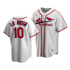 Camiseta Beisbol Hombre St. Louis Cardinals Tony La Russa Cooperstown Collection Primera Blanco