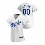 Camiseta Beisbol Mujer Kansas City Royals Personalizada 2020 Replica Primera Blanco