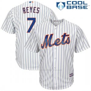 Camiseta Beisbol Hombre New York Mets Jose Reyes Blanco Cool Base