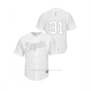 Camiseta Beisbol Hombre Kansas City Royals Ian Kennedy 2019 Players Weekend E Replica Blanco