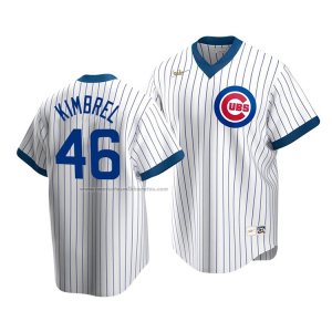 Camiseta Beisbol Hombre Chicago Cubs Craig Kimbrel Cooperstown Collection Primera Blanco