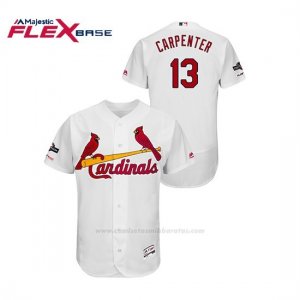 Camiseta Beisbol Hombre St. Louis Cardinals Matt Carpenter 2019 Postseason Flex Base Blanco