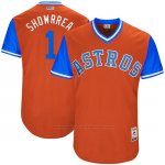 Camiseta Beisbol Hombre Houston Astros 2017 Little League World Series Carlos Correa Naranja