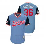 Camiseta Beisbol Hombre Minnesota Twins Robbie Grossman 2018 Llws Players Weekend Grossman Light Toronto Blue Jays