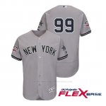 Camiseta Beisbol Hombre New York Yankees Aaron Judge 2018 All Star Game Flex Base Gris