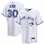 Camiseta Beisbol Hombre Toronto Blue Jays Alejandro Kirk Primera Replica Blanco