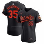 Camiseta Beisbol Hombre Baltimore Orioles Adley Rutschman Alterno Elite Negro