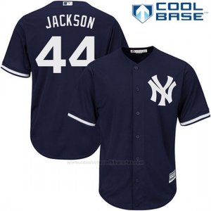 Camiseta Beisbol Hombre New York Yankees 44 Reggie Jackson Azul Azulalterno Cool Base