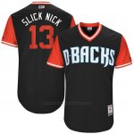 Camiseta Beisbol Hombre Arizona Diamondbacks 2017 Little League World Series 13 Nick Ahmed Negro