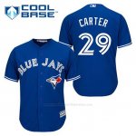 Camiseta Beisbol Hombre Toronto Blue Jays Joe Carter 29 Azul Alterno Cool Base