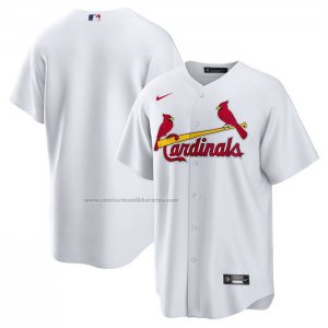 Camiseta Beisbol Hombre St. Louis Cardinals Primera Replica Big & Tall Blanco