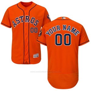 Camiseta Houston Astros Personalizada Naranja