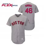 Camiseta Beisbol Hombre Boston Red Sox Craig Kimbrel 150th Aniversario Patch Autentico Flex Base Gris