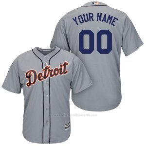 Camiseta Detroit Tigers Personalizada Gris
