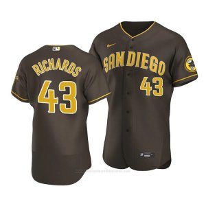 Camiseta Beisbol Hombre San Diego Padres Garrett Richards Autentico Road 2020 Marron
