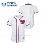 Camiseta Beisbol Nino Washington Nationals 2019 World Series Bound Cool Base Blanco