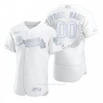 Camiseta Beisbol Hombre Atlanta Braves Personalizada Awards Collection Blanco