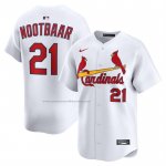 Camiseta Beisbol Hombre St. Louis Cardinals Lars Nootbaar Alterno Limited Blanco