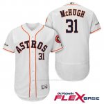 Camiseta Beisbol Hombre Houston Astros 2017 Postemporada Collin Mchugh Blanco Flex Base