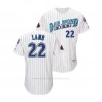 Camiseta Beisbol Hombre Arizona Diamondbacks Jake Lamb Throwback 1998 Blanco