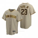 Camiseta Beisbol Hombre San Diego Padres Fernando Tatis Jr. Replica Alterno Marron