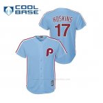 Camiseta Beisbol Nino Philadelphia Phillies Rhys Hoskins Cool Base Alternato Azul