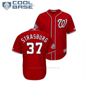 Camiseta Beisbol Hombre Washington Nationals Stephen Strasburg 2018 All Star Game Cool Base Scarlet