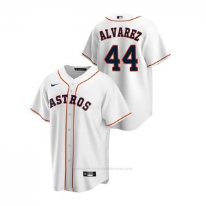 Camiseta Beisbol Hombre Houston Astros Yordan Alvarez Replica Primera Blanco