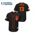 Camiseta Beisbol Hombre San Francisco Giants Will Smith 2019 Entrenamiento de Primavera Cool Base Negro