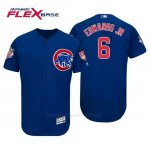 Camiseta Beisbol Hombre Chicago Cubs Carl Edwards Jr Flex Base Entrenamiento de Primavera 2019 Azul