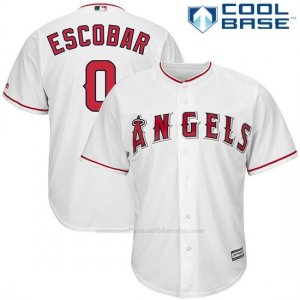Camiseta Beisbol Hombre Los Angeles Angels Yunel Escobar Blanco Cool Base