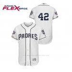 Camiseta Beisbol Hombre San Diego Padres 2019 Jackie Robinson Day Flex Base Blanco