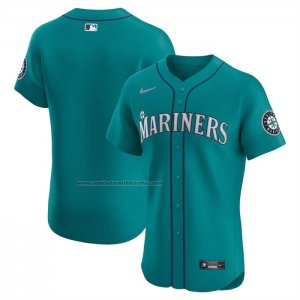 Camiseta Beisbol Hombre Seattle Mariners Alterno Elite Verde