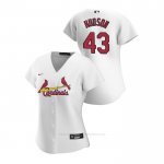 Camiseta Beisbol Mujer St. Louis Cardinals Dakota Hudson 2020 Replica Primera Blanco