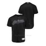 Camiseta Beisbol Hombre Cleveland Indians 2019 Players Weekend Autentico Negro