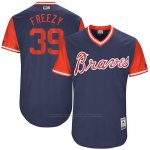 Camiseta Beisbol Hombre Atlanta Braves 2017 Little League World Series 39 Sam Freeman Azul