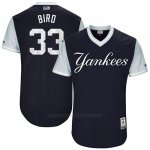 Camiseta Beisbol Hombre New York Yankees 2017 Little League World Series Greg Bird Azul
