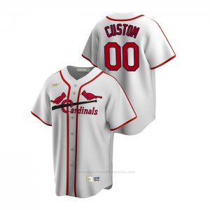 Camiseta Beisbol Hombre St. Louis Cardinals Personalizada Cooperstown Collection Primera Blanco